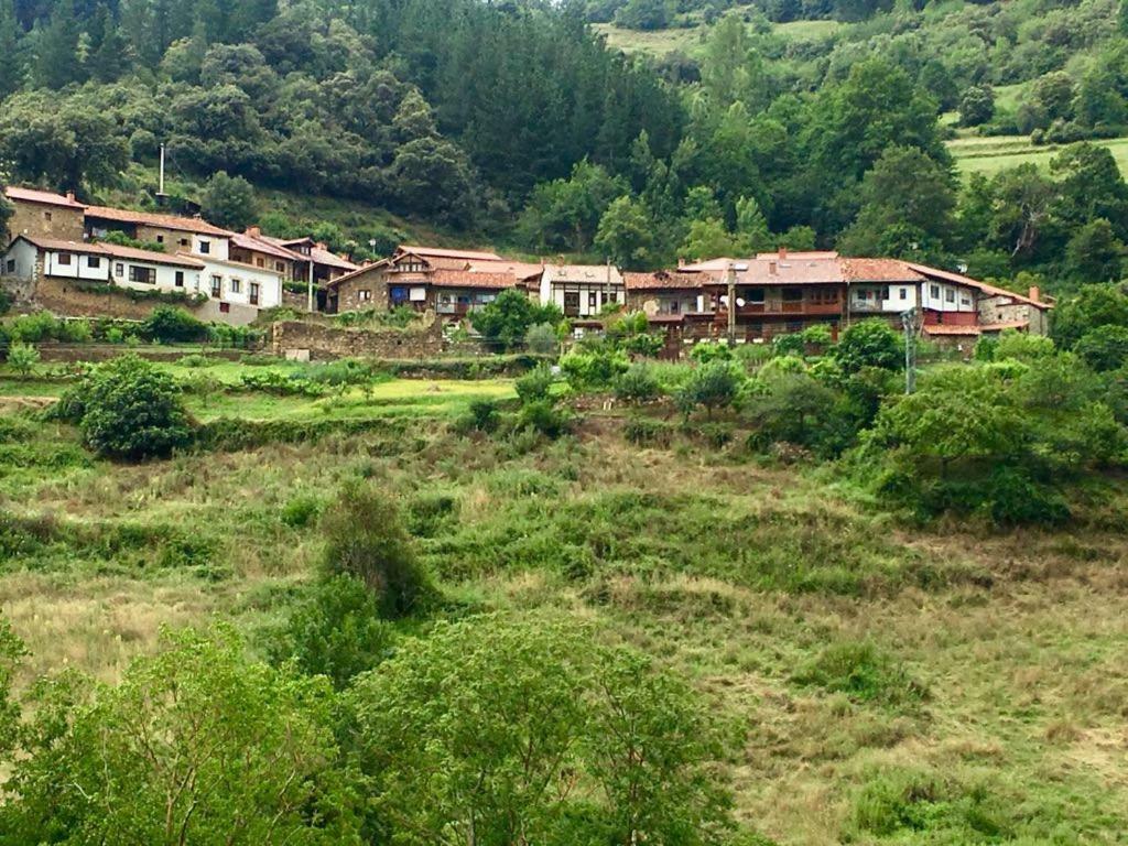 La Casuca De Pumarena Villa Bagian luar foto